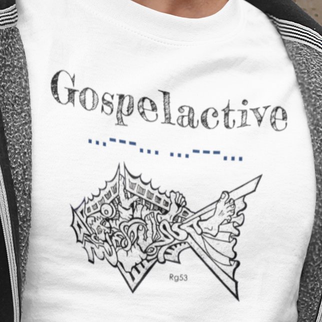 Gospel-active Jonah & the Whale/Fish Warning T-Shirt (Creator Uploaded)