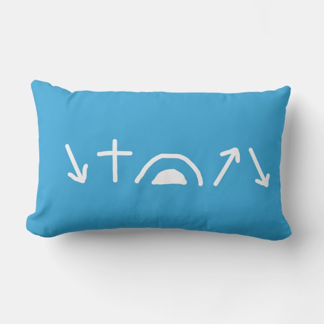 Gospel Arrows Throw Pillow (Front)