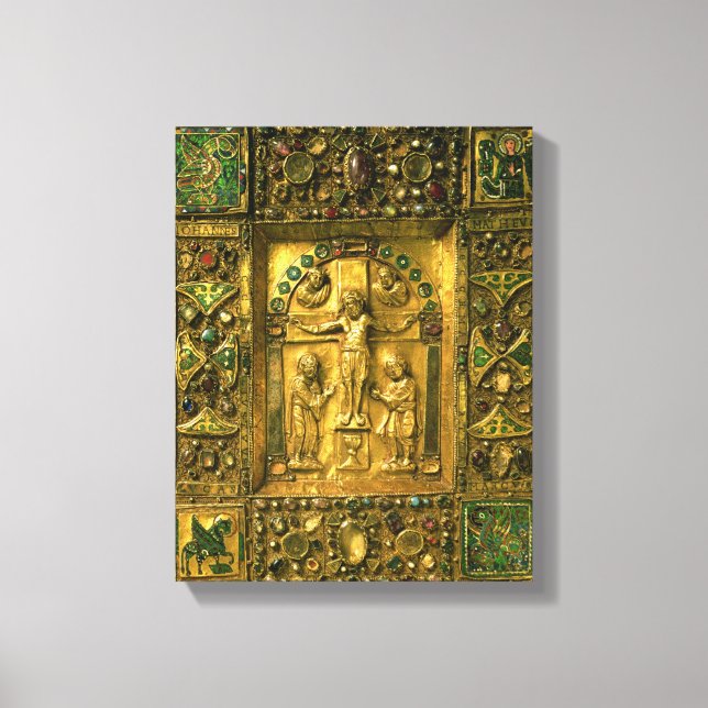 Gospel Cover, Ottonian, Germany, 11th century (gol Canvas Print (Front)