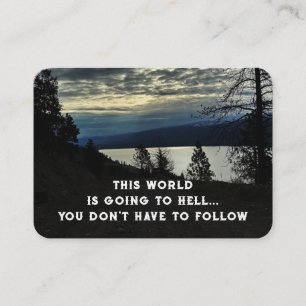 Gospel Evangelism Invite Salvation pocket keepsake