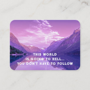 Gospel Evangelism Invite Salvation pocket keepsake