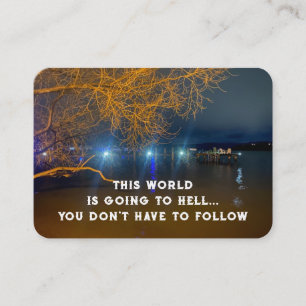 Gospel Evangelism Invite Salvation pocket keepsake