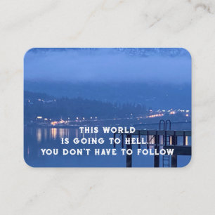 Gospel Evangelism Invite Salvation pocket keepsake