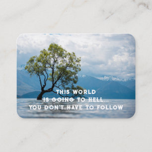 Gospel Evangelism Invite Salvation pocket keepsake