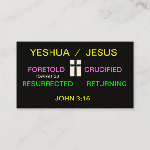 Gospel nutshell business cards