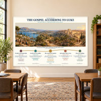 Gospel of Luke Bible Study, Classroom 72 x 48 in