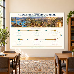Gospel of Mark Bible Study, Classroom 36 x 24 in Photo Print