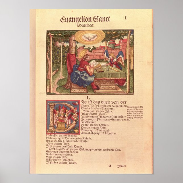 Gospel of St.Matthew, Book I Poster (Front)