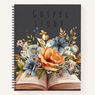 Gospel Study Notebook | Floral Bible Study Journal