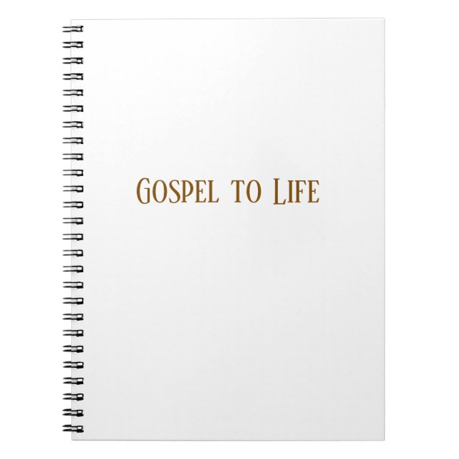 Gospel to Life Notebook (Front)