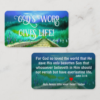 Gospel Tract Card