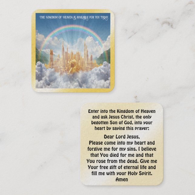 Gospel Tract Card (Front/Back)