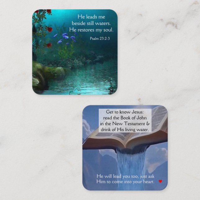 Gospel Tract Card (Front/Back)