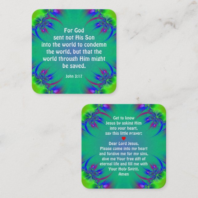Gospel Tract Card (Front/Back)