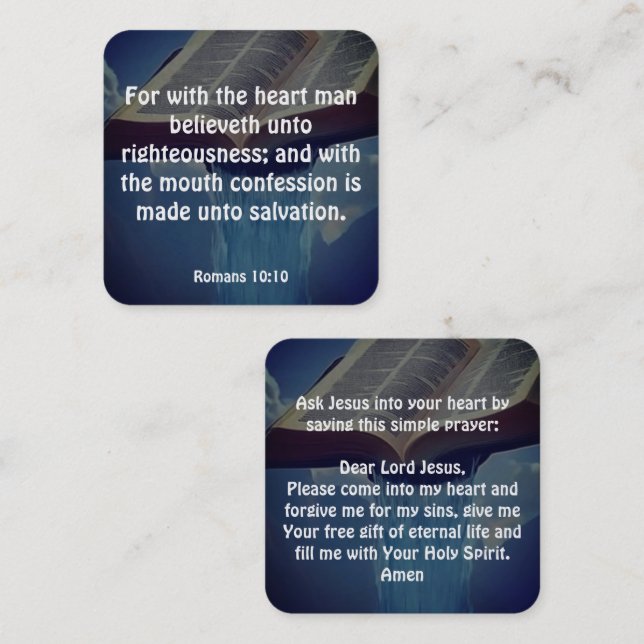 Gospel Tract Card (Front/Back)