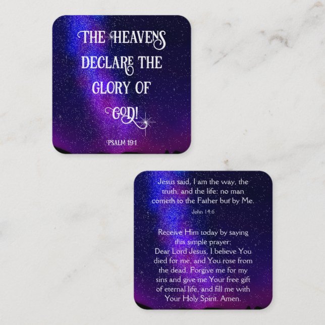 Gospel Tract Card (Front/Back)