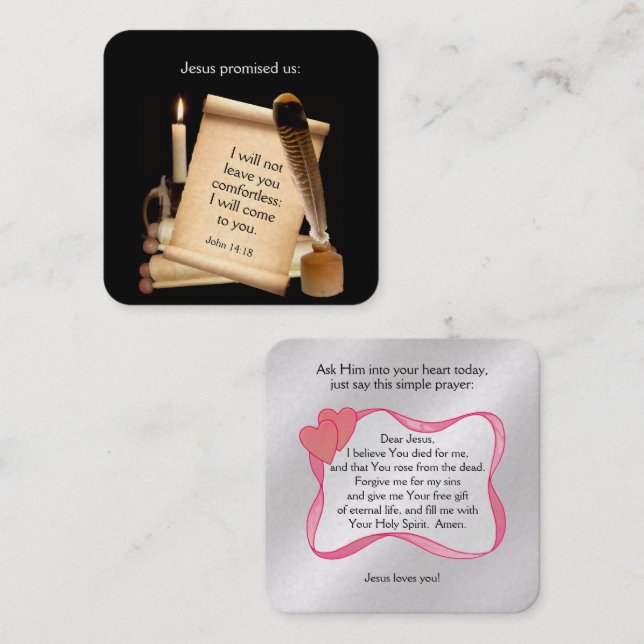 Gospel Tract Card (Front/Back)