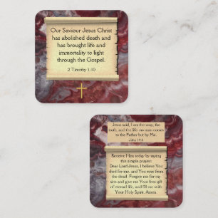 Gospel Tract Card