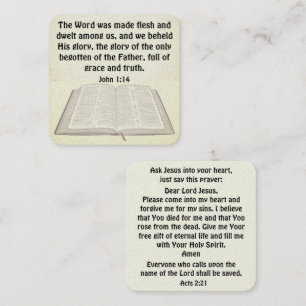 Gospel Tract Card