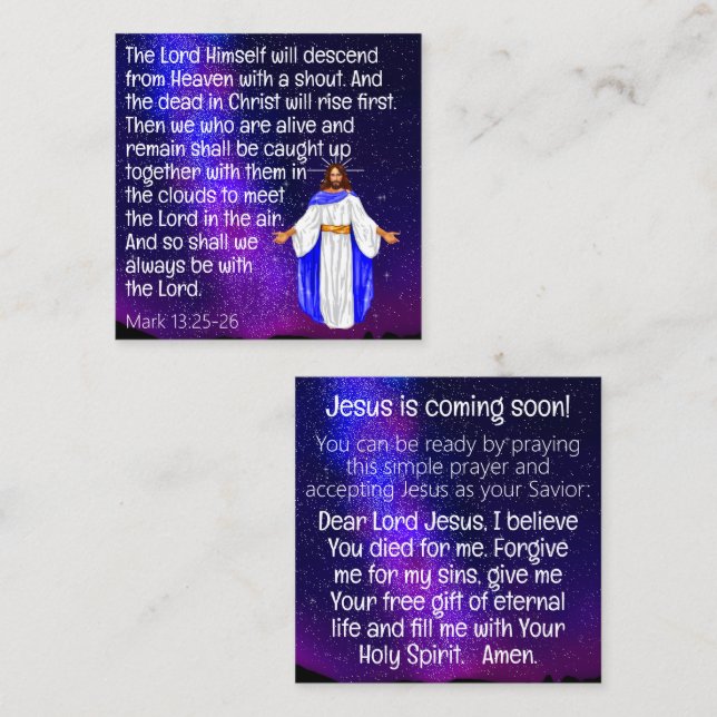 Gospel Tract Card (Front/Back)