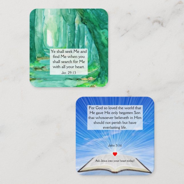 Gospel Tract Card (Front/Back)