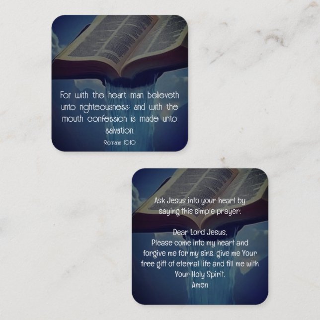 Gospel Tract Card (Front/Back)