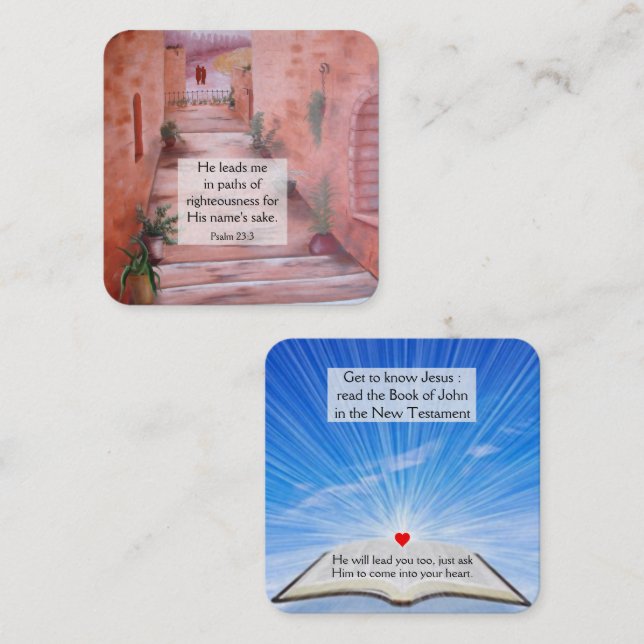 Gospel Tract Card (Front/Back)