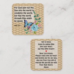 Gospel Tract Card