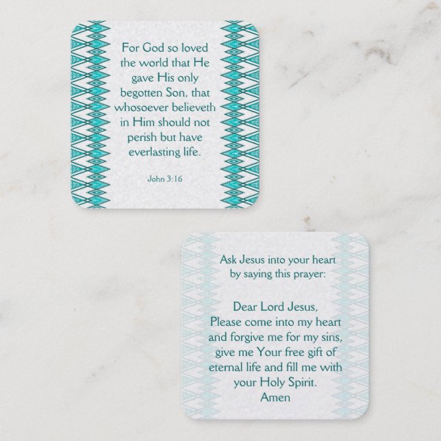 Gospel Tract Card (Front/Back)