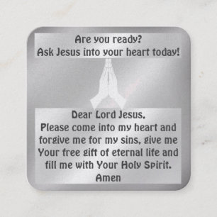 Gospel Tract Card