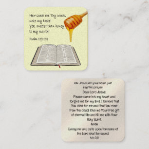 Gospel Tract Card