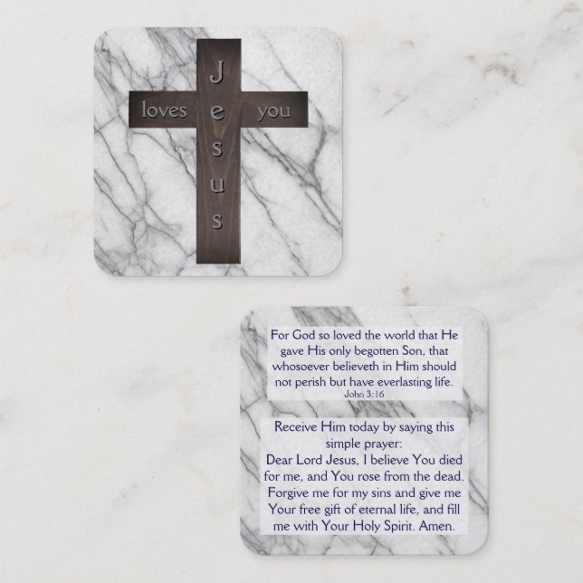 Gospel Tract Card (Front/Back)