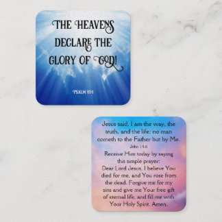 Gospel Tract Card