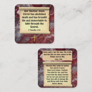 Gospel Tract Card