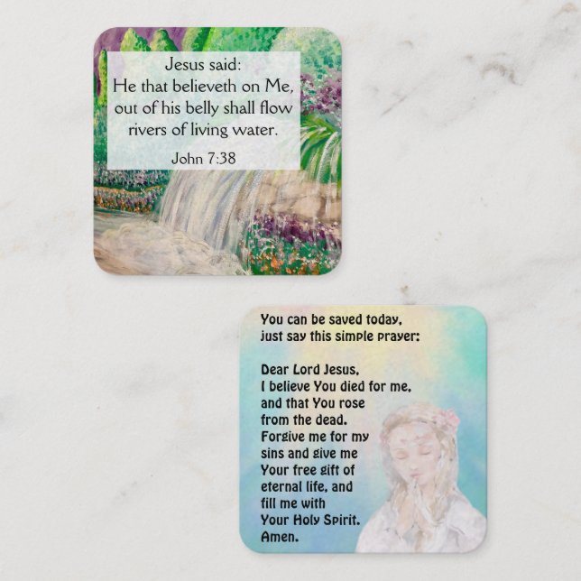 Gospel Tract Card (Front/Back)