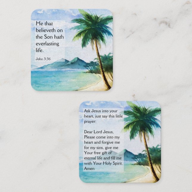 Gospel Tract Card (Front/Back)