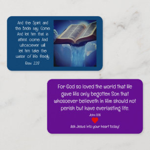 Gospel Tract Card