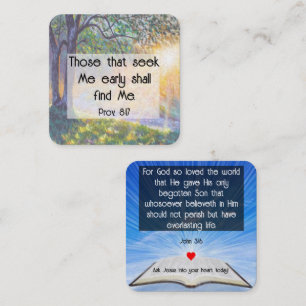 Gospel Tract Card