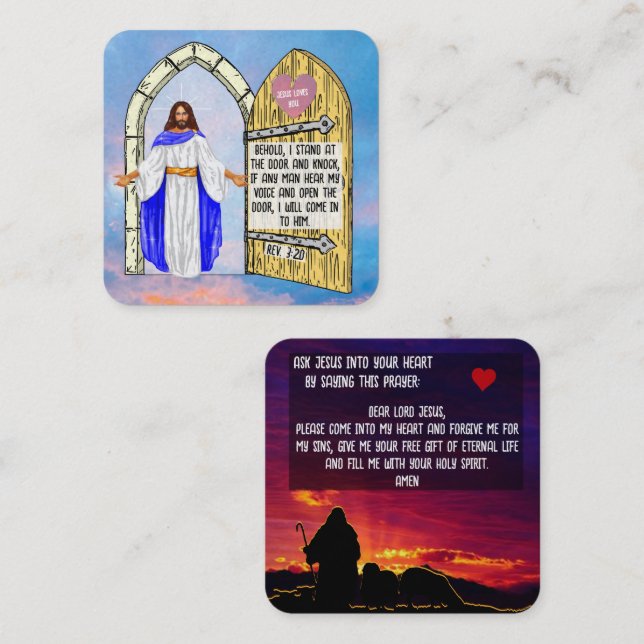 Gospel Tract Card (Front/Back)