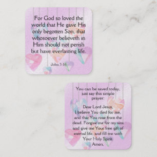Gospel Tract Card