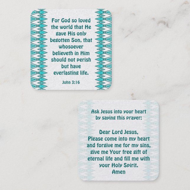 Gospel Tract Card (Front/Back)