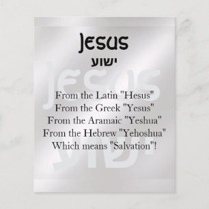 Gospel Tract Flyer