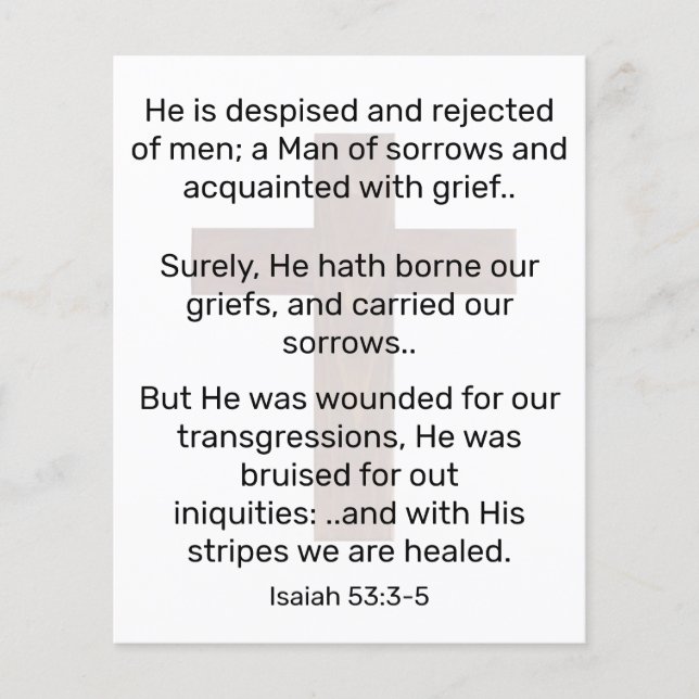 Gospel Tract  Flyer (Front)