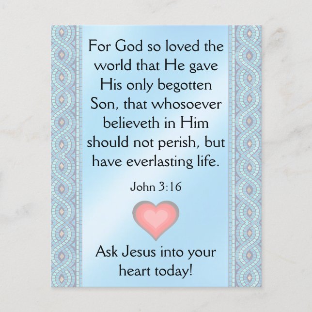 Gospel Tract  Flyer (Front)