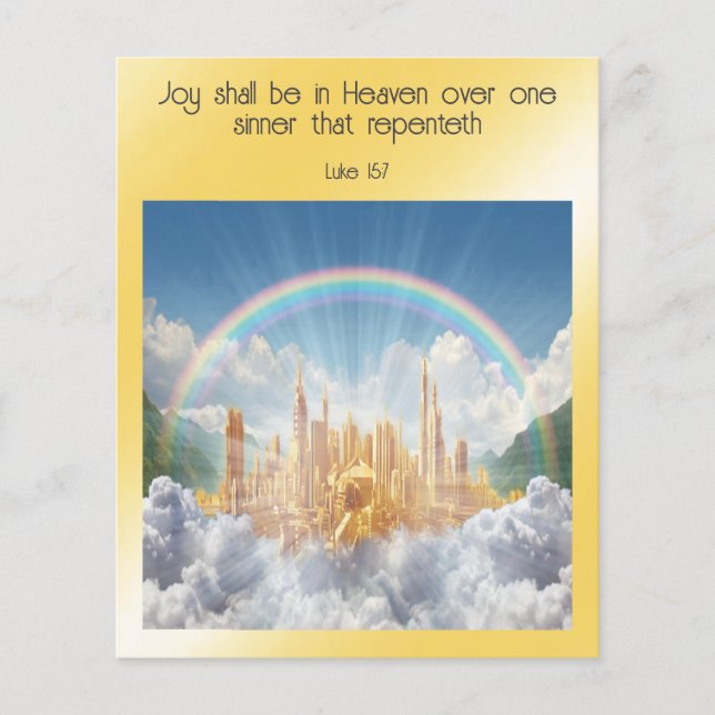 Gospel Tract  Flyer (Front)