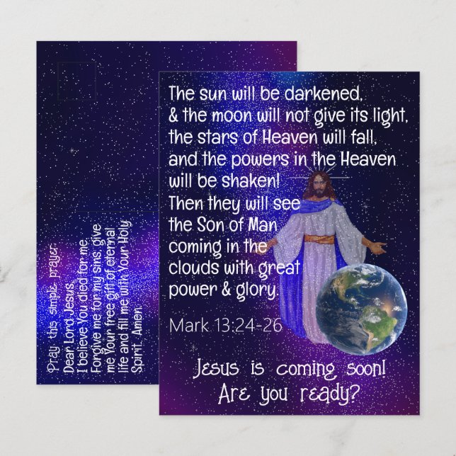 Gospel Tract  Postcard (Front/Back)
