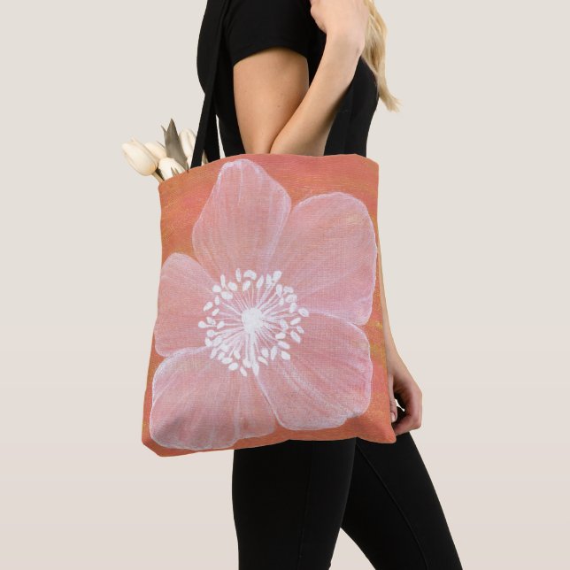Gossamer Flower Tote Bag (Close Up)