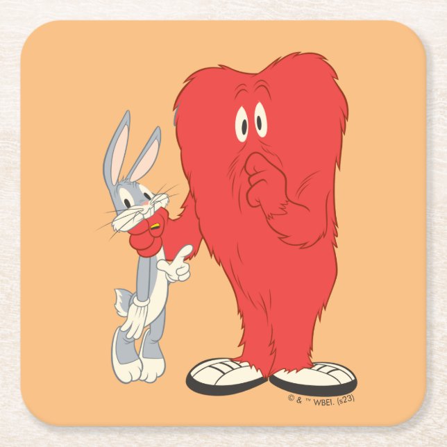 Gossamer Holding BUGS BUNNY™ Square Paper Coaster (Front)