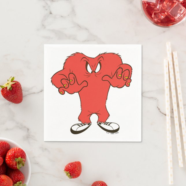 Gossamer Menacing Pose Napkin (Insitu)