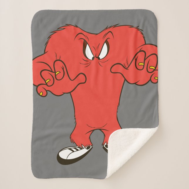 Gossamer Menacing Pose Sherpa Blanket (Front)